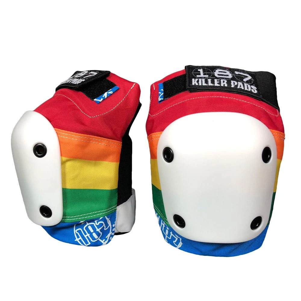 187 - Derby Slim Knee Pad - Rainbow 187 - Derby Slim Knee Pad - Rainbow -Impala Sale Store 187 SlimKnee Rainbow