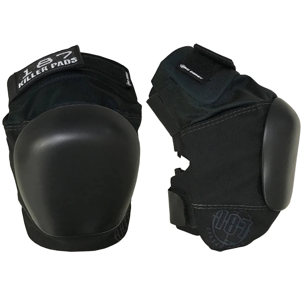 187 - Pro Derby Knee - Black 187 - Pro Derby Knee - Black -Impala Sale Store 187 ProDerbyKnee Black