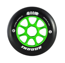 Atom Boom - Indoor Race Wheels - 90mm / 100mm -Impala Sale Store AtomBoomIndoor Black90mm