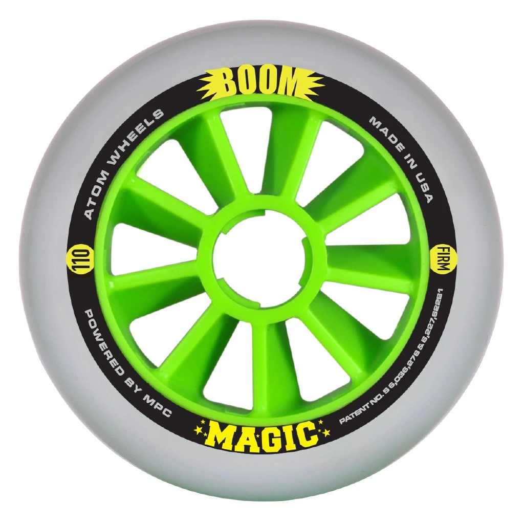 Atom Boom Magic Inline Speed Wheel - 110mm Atom Boom Magic Inline Speed Wheel - 110mm -Impala Sale Store AtomBoom magic 110 firm