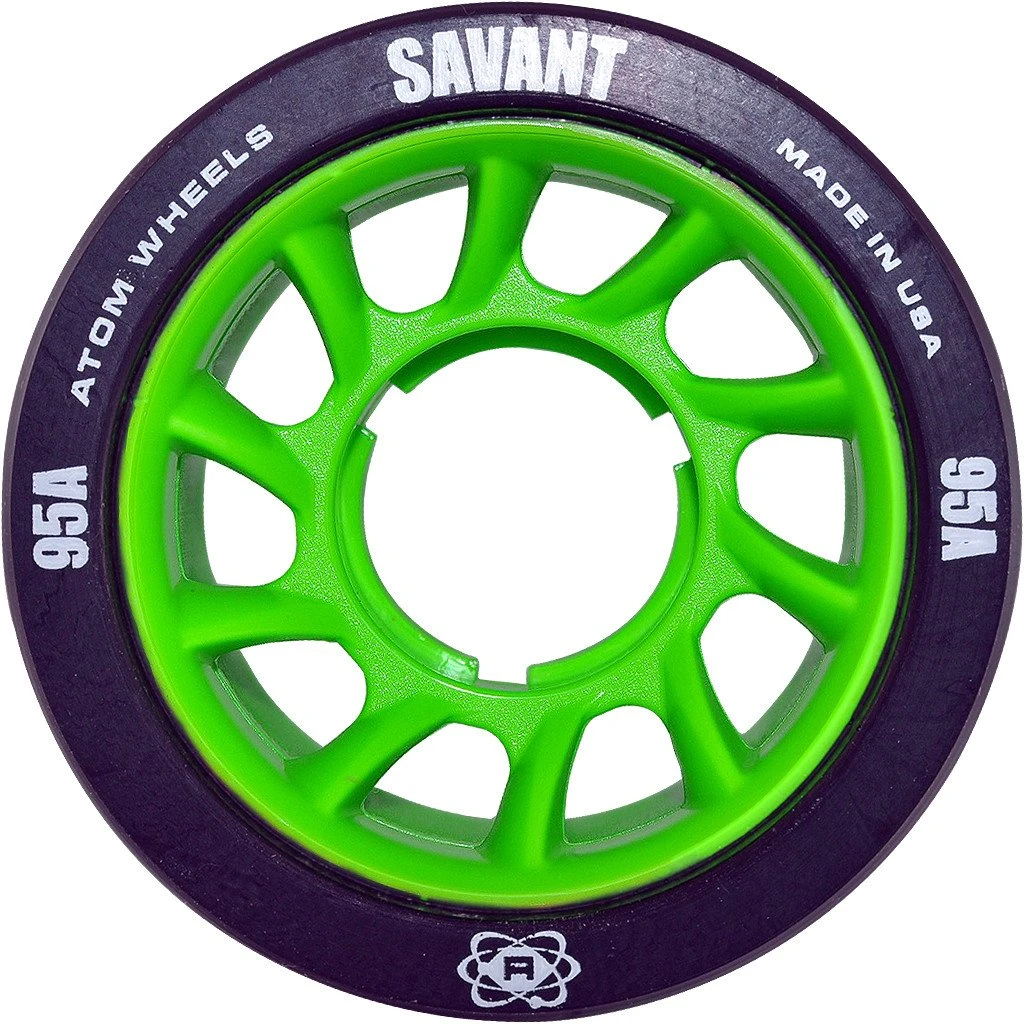 ATOM Savant Quad Wheel - (4 Pack) ATOM Savant Quad Wheel - (4 Pack) -Impala Sale Store Atom Savant 95a black