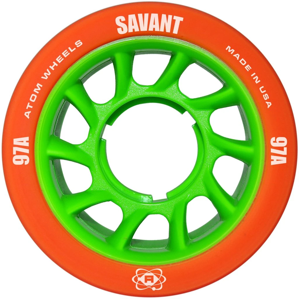 ATOM Savant Quad Wheel - (4 Pack) ATOM Savant Quad Wheel - (4 Pack) -Impala Sale Store Atom Savant 97a Orange