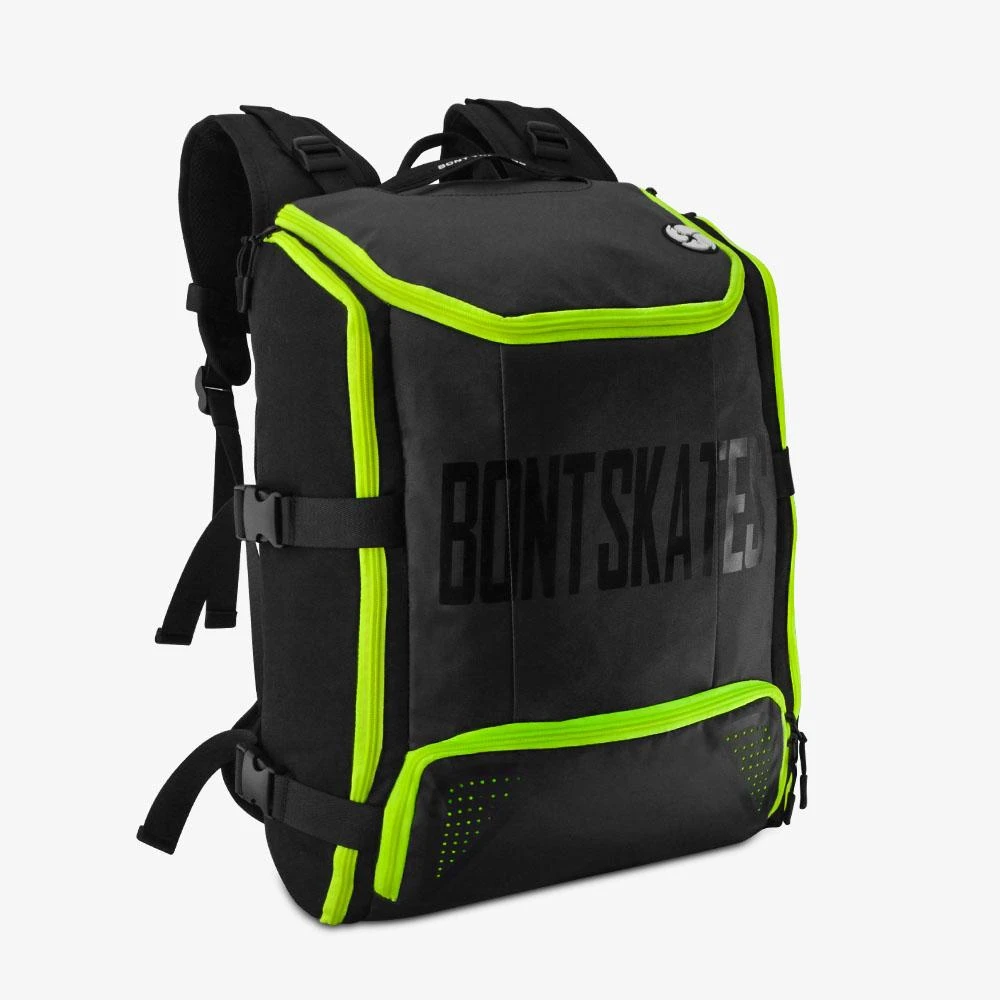 Bont inline speed skating backpack - Black / Fluoro Yellow Bont Inline Speed Skating Backpack - Black / Fluoro Yellow -Impala Sale Store Bont Backpack Fluoro Yellow 1