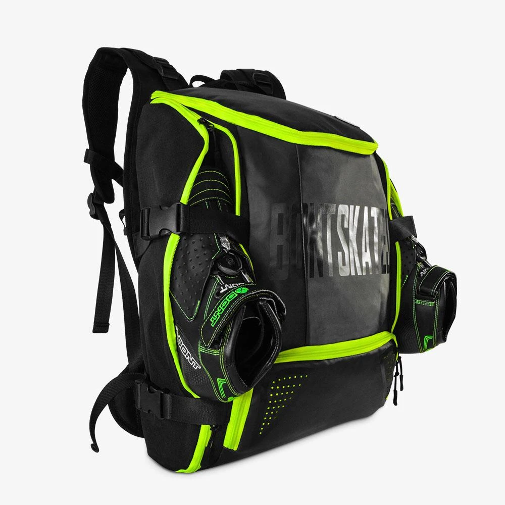 Bont inline speed skating backpack - Black / Fluoro Yellow Bont Inline Speed Skating Backpack - Black / Fluoro Yellow -Impala Sale Store Bont Backpack Fluoro Yellow 3