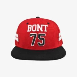 Bont 75 - Snapback Hat -Impala Sale Store Bont75SnapbackHat Red2