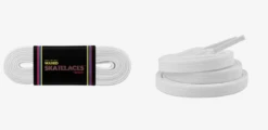 Bont Waxed Skate Laces - 8mm / 150cm (59") -Impala Sale Store BontLaces SnowWhite