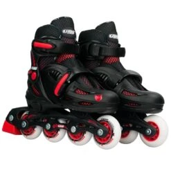 Crazy - 148 Adjustable Inline Skate - Black / Red -Impala Sale Store Crazy 148black 2