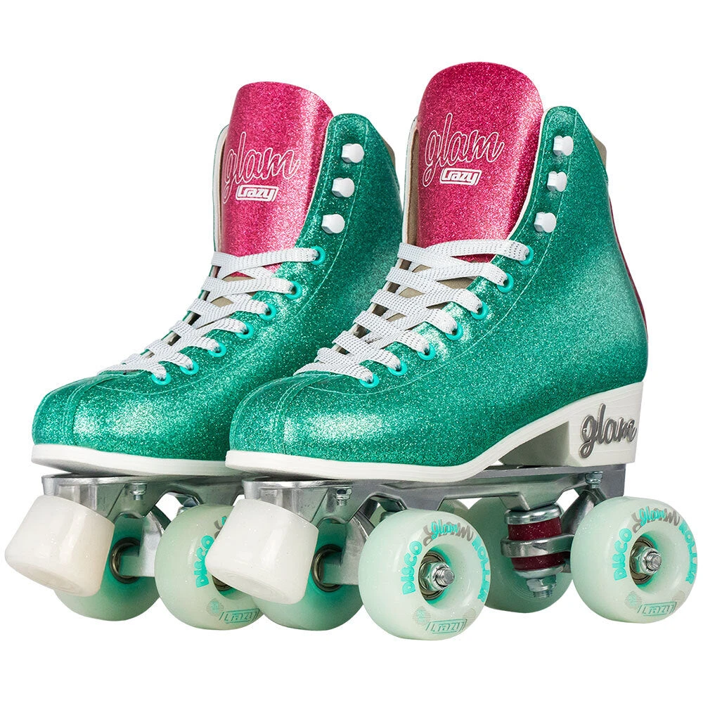 Crazy - Disco Glam - Retro Skates - Teal / Pink Crazy - Disco Glam - Retro Skates - Teal / Pink -Impala Sale Store Crazy DiscoGlam Teal 4