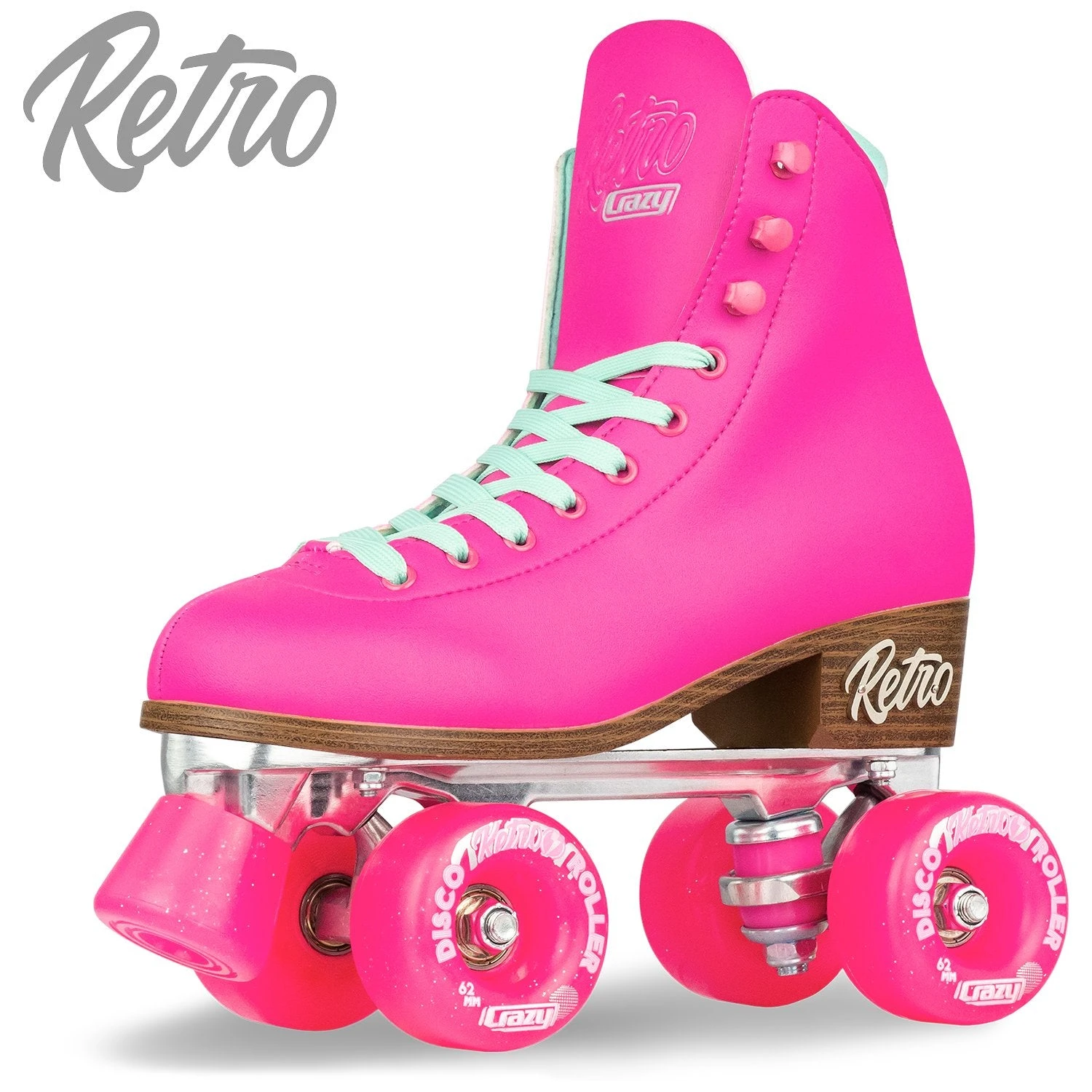 Crazy Retro Roller Skates - Adjustable Crazy Retro Roller Skates - Adjustable -Impala Sale Store CrazyRetro Pink