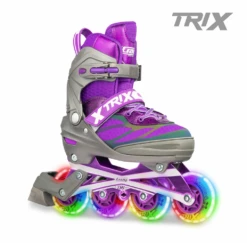 Crazy - Trix Adjustable Inline Skate -Impala Sale Store CrazyTrixPurple4wheel