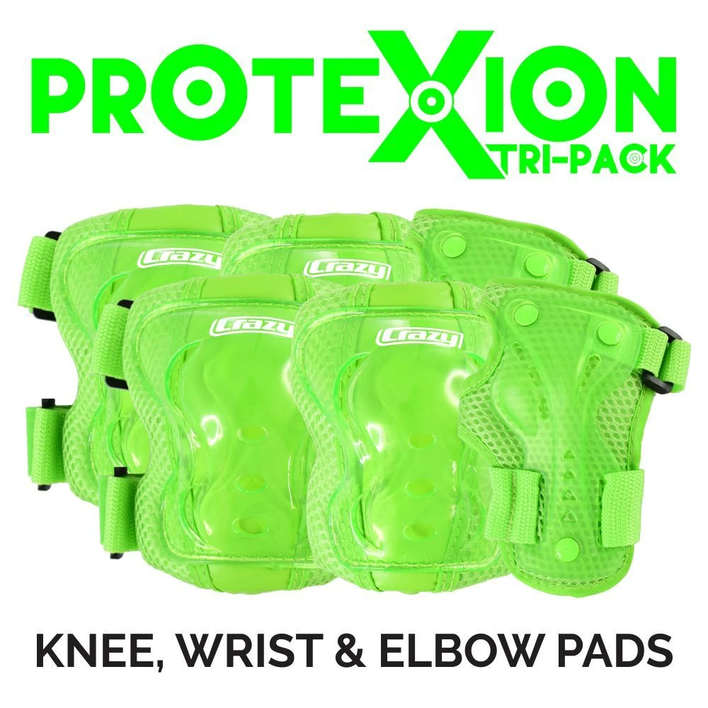Crazy - ProteXion Kids - Tri Pack Crazy - ProteXion Kids - Tri Pack -Impala Sale Store Crazy Protexion Kids Green