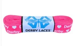 Derby Laces - Ultimate Waxed Laces -Impala Sale Store DerbyLaces HotPink HeartDerby