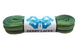 Derby Laces - Ultimate Waxed Laces -Impala Sale Store DerbyLaces Waxed BlackandLimeGreenStripe