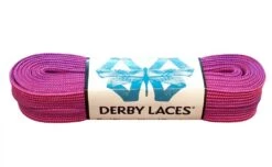 Derby Laces - Ultimate Waxed Laces -Impala Sale Store DerbyLaces PurpleandHotPinkStripe