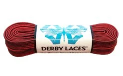 Derby Laces - Ultimate Waxed Laces -Impala Sale Store DerbyWaxedLaces BlackRedStripe