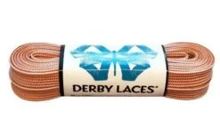 Derby Laces - Ultimate Waxed Laces -Impala Sale Store DerbyWaxedLaces OrangeandWhiteStripe