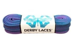 Derby Laces - Ultimate Waxed Laces -Impala Sale Store DerbyWaxedLaces TealadPurpleStripe