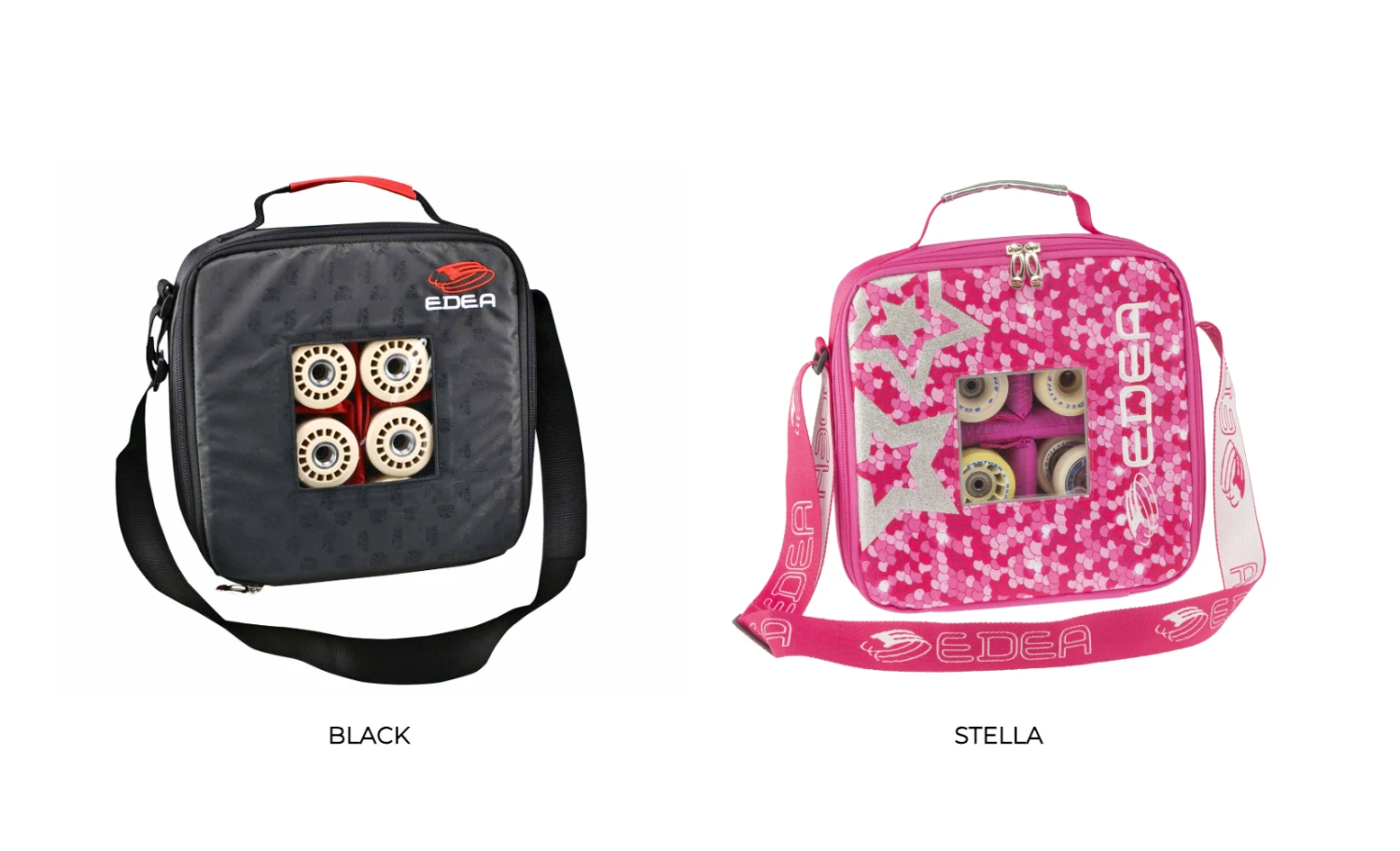 Edea - Quad Wheel Bag (4-set) - Pink or Black Edea - Quad Wheel Bag (4-set) - Pink Or Black -Impala Sale Store EdeaWheelCases