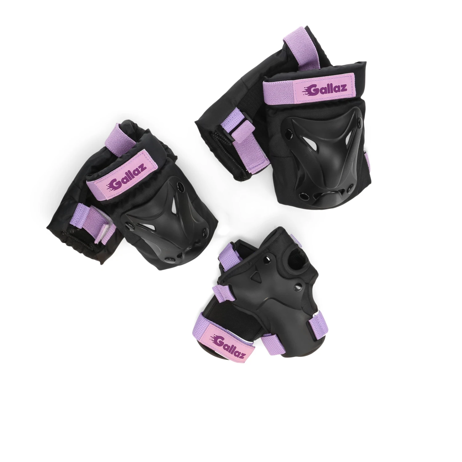 Gallaz Protective Set Youth - Black_Lilac Gallaz Protective Set Youth - Black_Lilac -Impala Sale Store Gallaz protective gear black Lilac