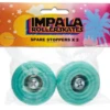 Impala - 2 Pack Stoppers - Red / Pink / Aqua / Holographic Glitter / Pastel Yellow / Rose Gold -Impala Sale Store Impala 2PackStoppers Aqua Main