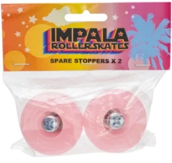 Impala - 2 Pack Stoppers - Red / Pink / Aqua / Holographic Glitter / Pastel Yellow / Rose Gold -Impala Sale Store Impala 2Stop Pink 1