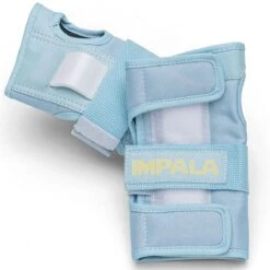 Impala Protective Set - Youth (Sky Blue / Yellow) -Impala Sale Store Impala KidsProtectivePack SkyBlue Yellow Wrist