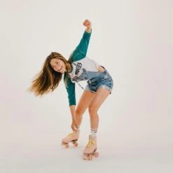 Impala Rollerskate - Pink / Yellow -Impala Sale Store Impala Pink Life2