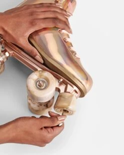 Impala - 2 Pack Stoppers - Red / Pink / Aqua / Holographic Glitter / Pastel Yellow / Rose Gold -Impala Sale Store Impala RoseGoldToeStopper 2