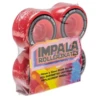 Impala Wheels - Red - 4 Pack
