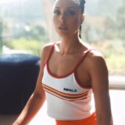 Impala Skate - Cropped Stripe Singlet -Impala Sale Store ImpalaCroppedSingelt