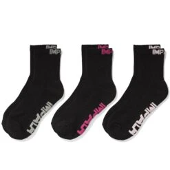 Impala Everyday Sock - 3 Pack -Impala Sale Store ImpalaEverydaySock Black