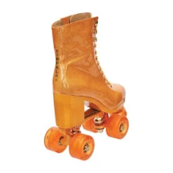 Impala Rollerskates - Marawa High Heeled Skate - Sparkle Orange -Impala Sale Store Impala MarawaHighHeel 3