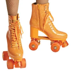 Impala Rollerskates - Marawa High Heeled Skate - Sparkle Orange -Impala Sale Store Impala MarawaHighHeel 4