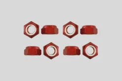 Komplex - Axle Lock Nuts (Red Ergal)