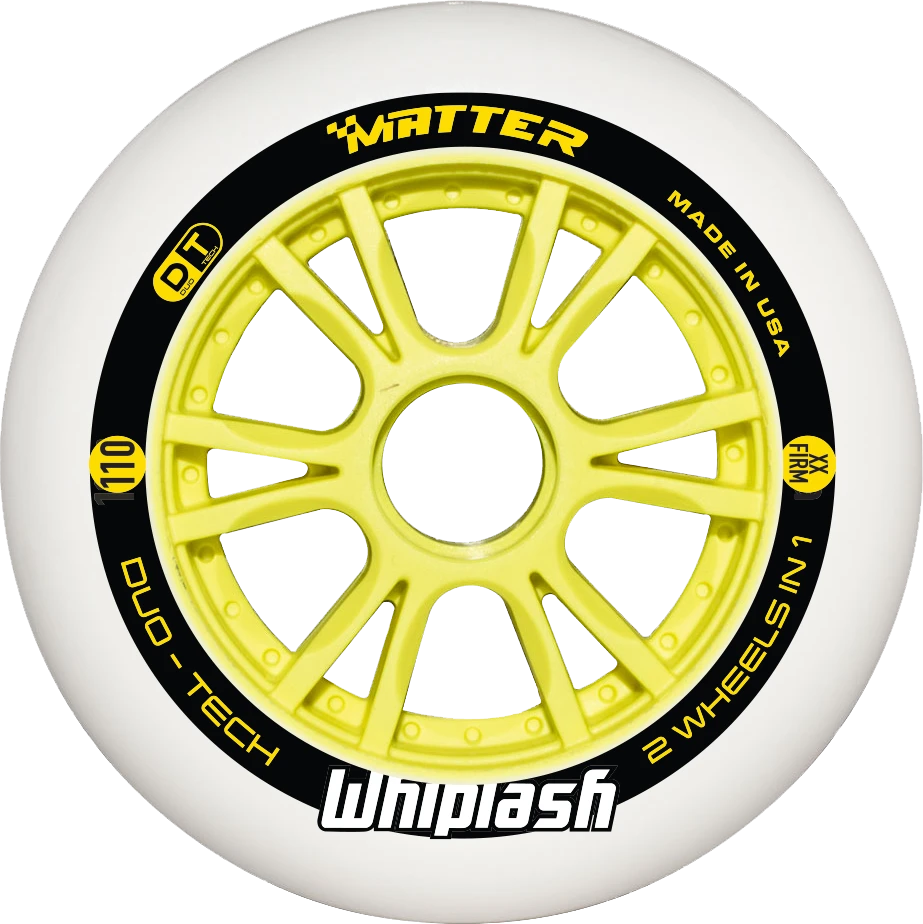 Matter - Whiplash - Indoor Inline Speed Wheels - 110mm / 100mm Matter - Whiplash - Indoor Inline Speed Wheels - 110mm / 100mm -Impala Sale Store MATTER USA WHIPLASH XXFIRM 110MM