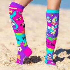Madmia - Aloha Vibes With Sloth Socks -Impala Sale Store Madmia alohavibes sloth socks 3
