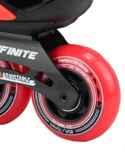 Micro - Infinite Inline Skate - Black / Red -Impala Sale Store MicroInfiniteInlineSkates Black Red 5