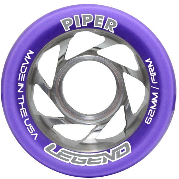 Piper Legend Quad Wheels - 8 pack Bones Piper Legend Quad Wheels - 8 Pack -Impala Sale Store PiperLegend Firm Purple 2