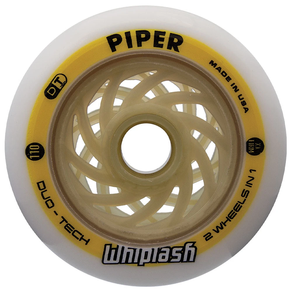 Piper - Whiplash - Indoor Inline Speed Wheels - 110mm Piper - Whiplash - Indoor Inline Speed Wheels - 110mm -Impala Sale Store Piper Whiplash XXFirm 110