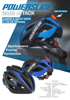 Powerslide Race Attack Helmet -Impala Sale Store PowerslideRacing RaceAttackblue 2019