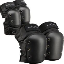 Protec Skate/Street - Elbow And Knee Combo Pack (Black)
