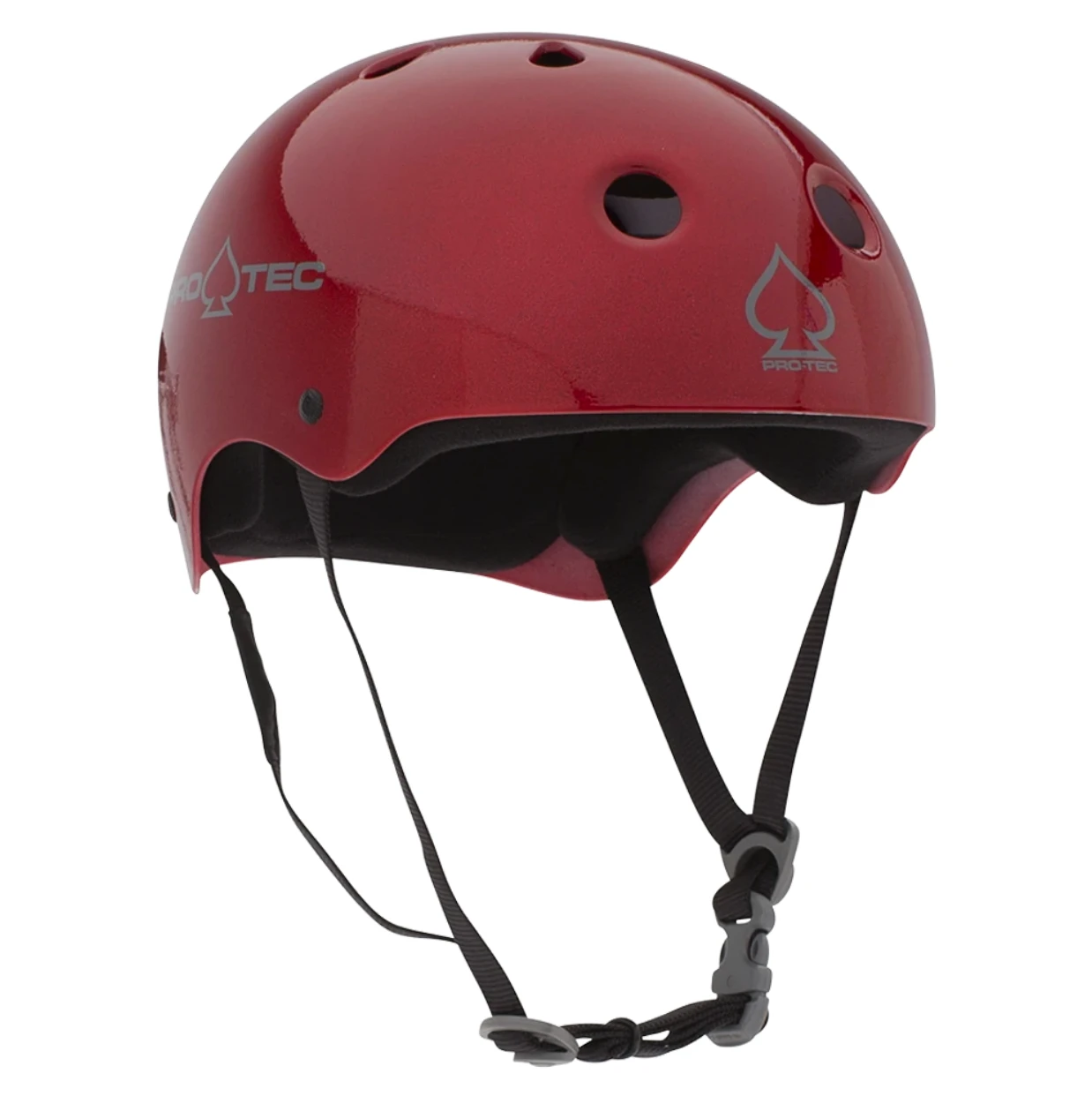 Protec - Classic Skt - Red Metal Flake Protec - Classic Skt - Red Metal Flake -Impala Sale Store ProtecHelmet ClassicSkate RedMetallic