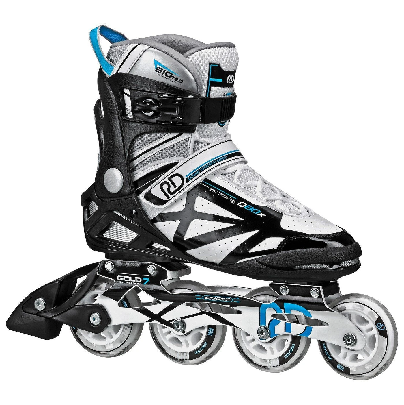 RDS - Aerio Q80X - Black/White/Blue - Inline Skates RDS - Aerio Q80X - Black/White/Blue - Inline Skates -Impala Sale Store RDSAerioQ80X Black White Blue 2