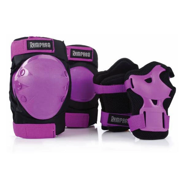 Rampage - Protective Tri-Pack - Purple Rampage - Protective Tri-Pack - Purple -Impala Sale Store RampagePads Purple