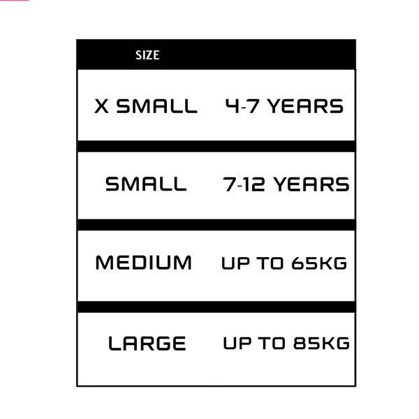 Rampage - Protective Tri-Pack - Purple Rampage - Protective Tri-Pack - Purple -Impala Sale Store RampagePads SizeChart