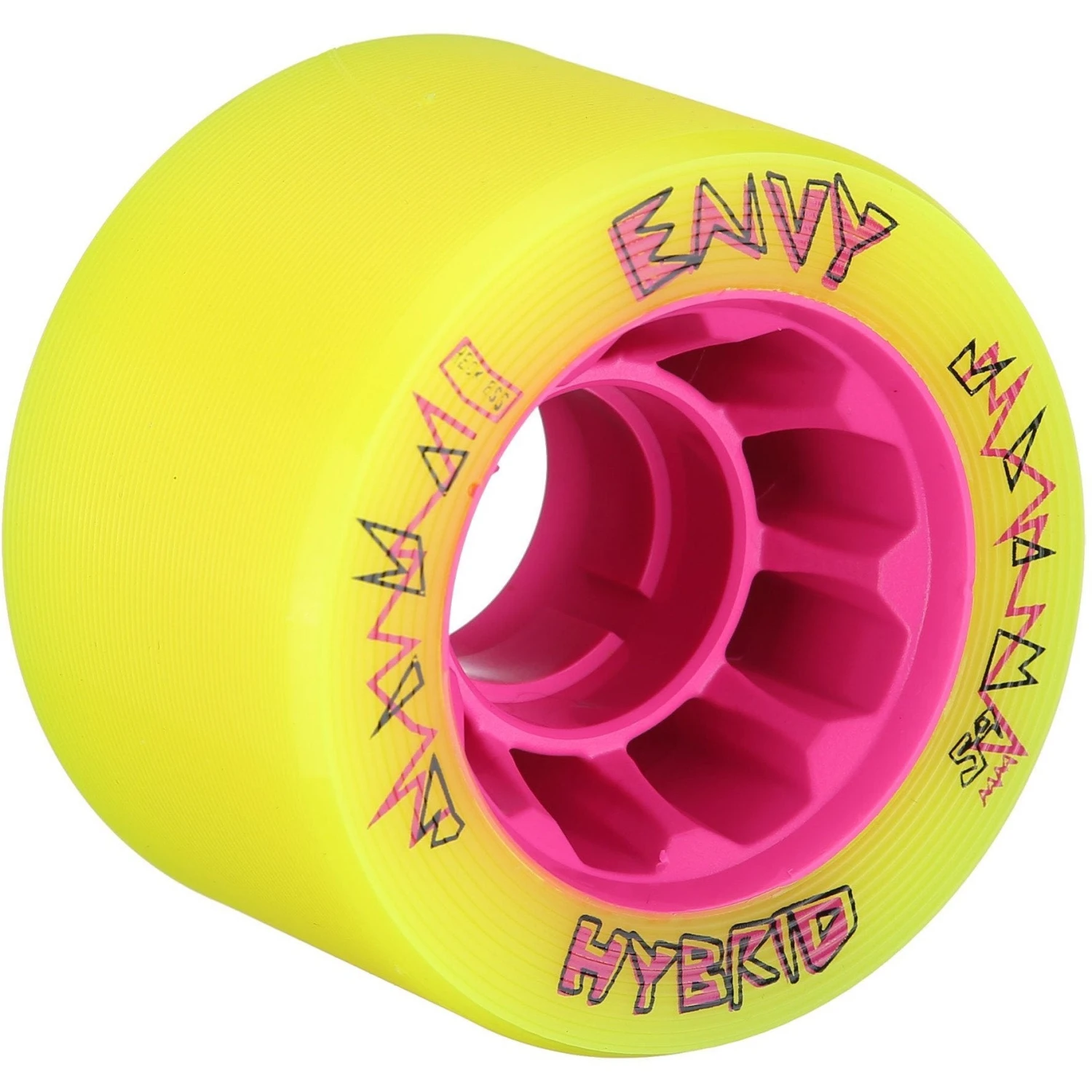 Reckless Envy - Quad Skate Wheels (4-Pack) Reckless Envy - Quad Skate Wheels (4-Pack) -Impala Sale Store Reckless Envy yellow 62mm