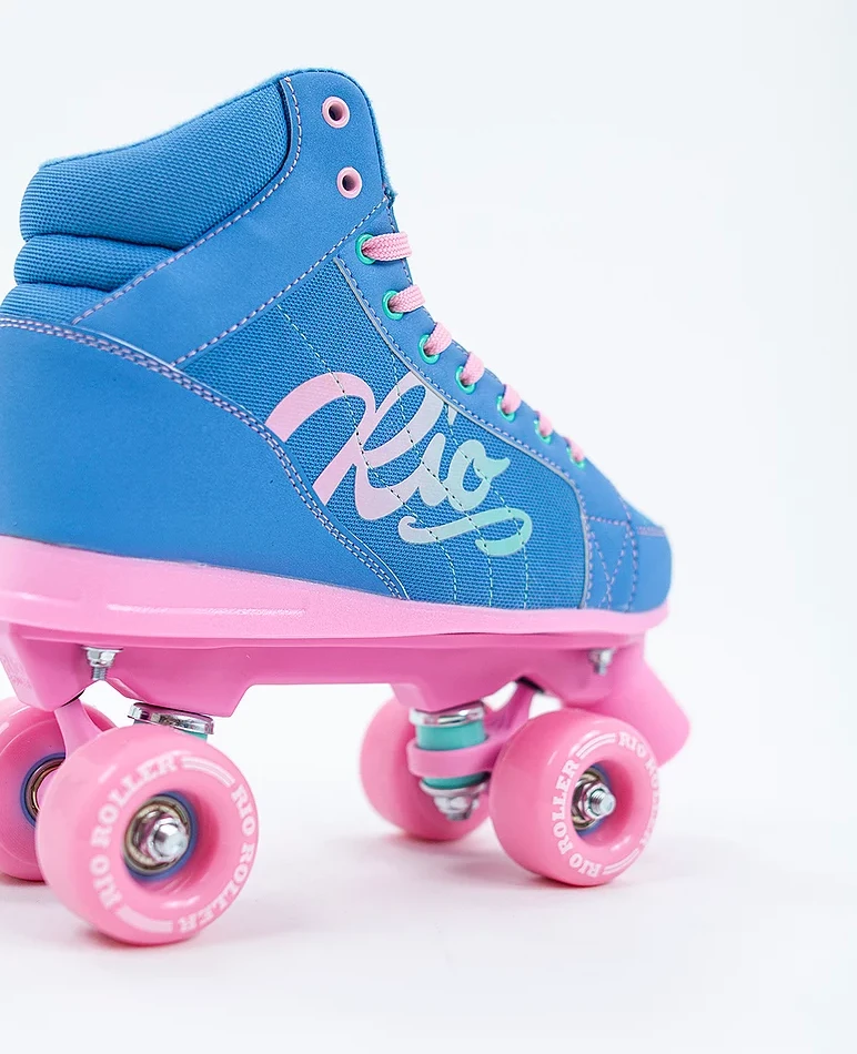 Rio Roller - Lumina Skates - (Blue / Pink) Rio Roller - Lumina Skates - (Blue / Pink) -Impala Sale Store RioRoller LuminaBlue Pink