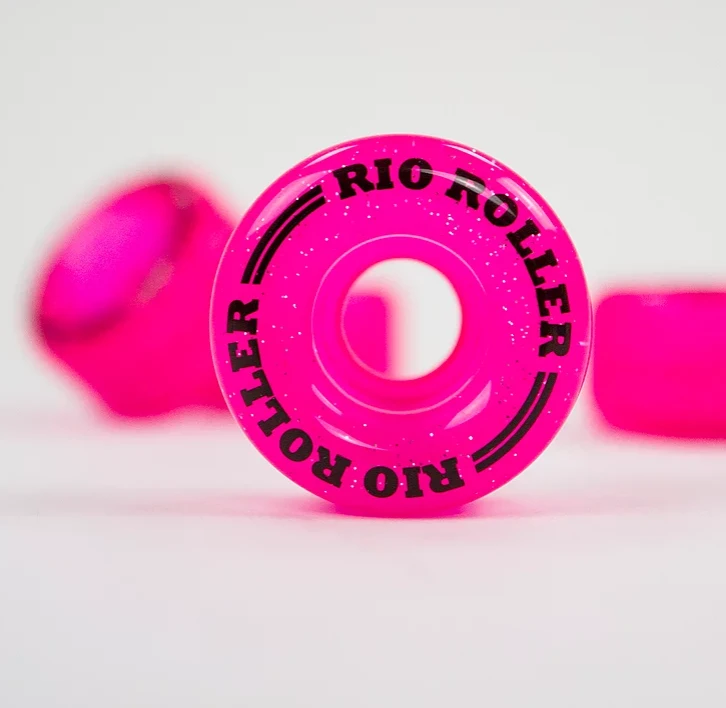 Rio Roller - Light-Up Wheels (4-pack) - Pink Glitter Rio Roller - Light-Up Wheels (4-pack) - Pink Glitter -Impala Sale Store RioRollerLightupwheels PinkGlitter 1