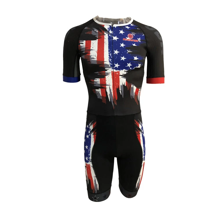 Roadstar - USA Flag Aero Pro Skinsuit Roadstar - USA Flag Aero Pro Skinsuit -Impala Sale Store Roadstar USSkinsuit RacingFit3