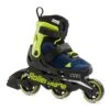 Rollerblade Microblade 3WD Junior Inline Skates - Blue/Lime -Impala Sale Store Rollerblade microblade3WD Royalblue Lime